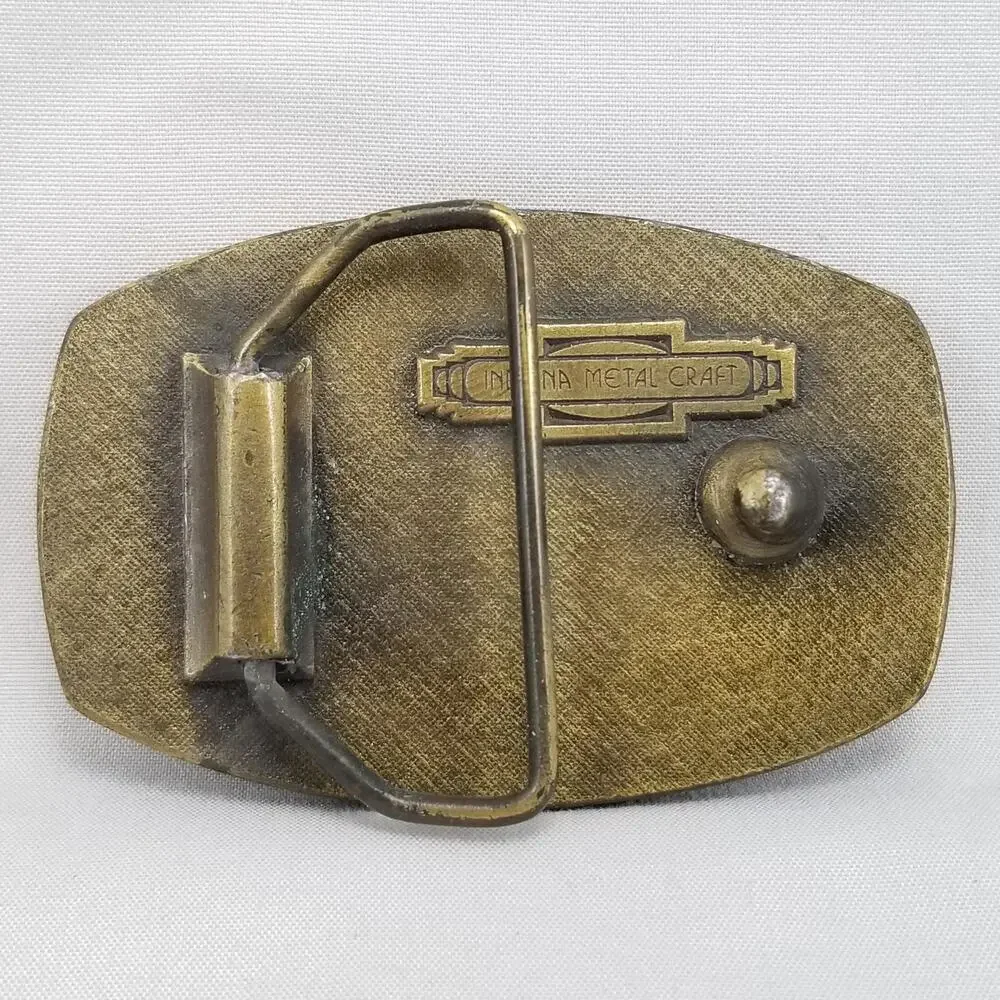 Belt Buckle WITL Best In The‎ Country Music Lansing Michigan Indiana Metal Craft